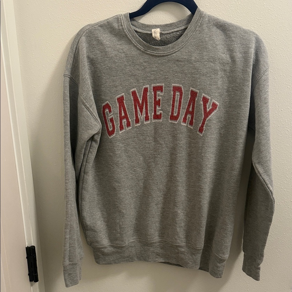 Classic Gray 'Game Day' Women's Sweatshirt